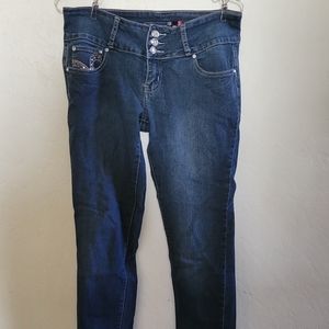 Richcow Juniors Embellished Blue Jeans